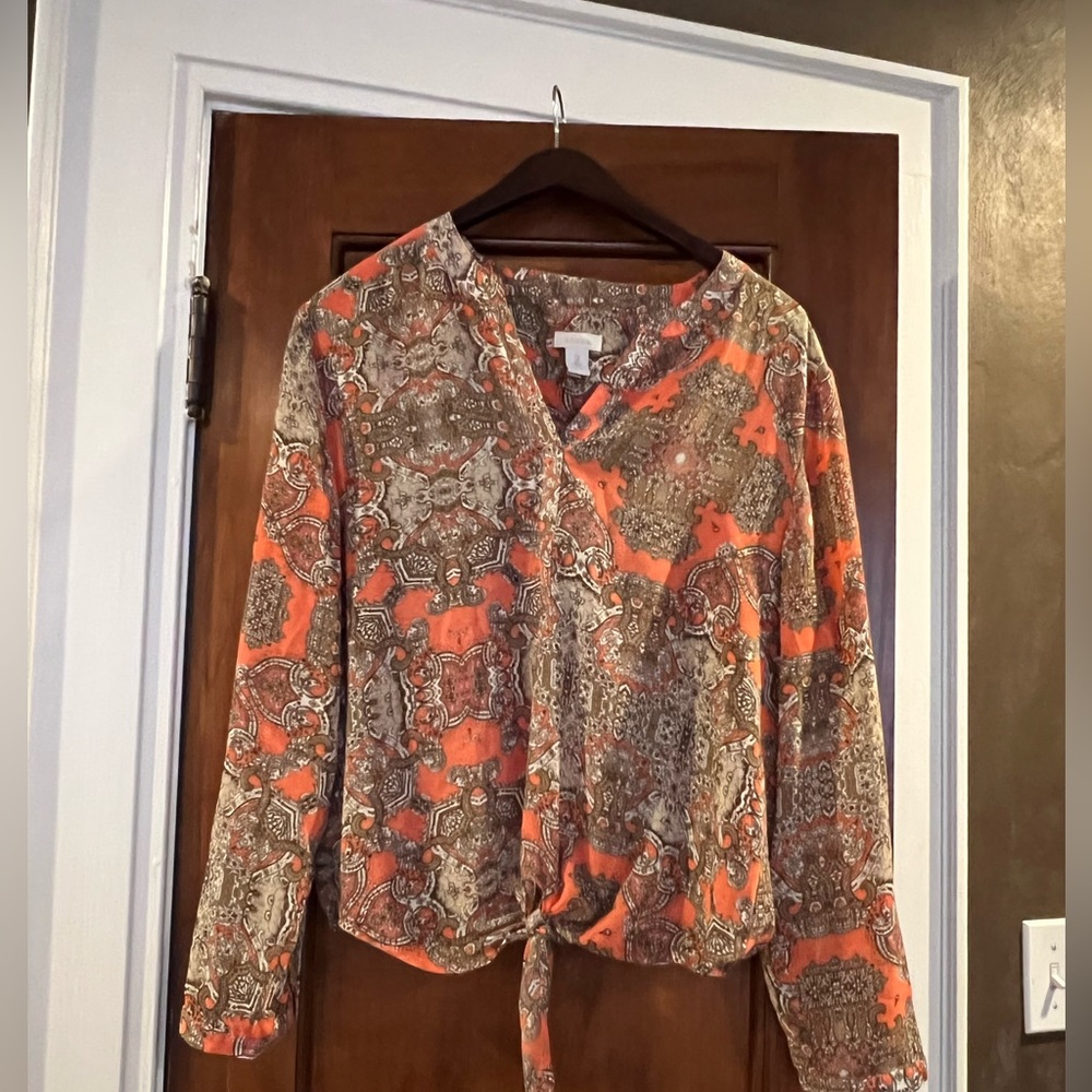 Chicos multi-colored blouse.